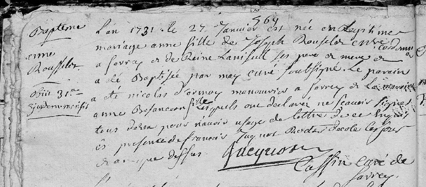 Naissance Anne Rousselet 1731.jpg